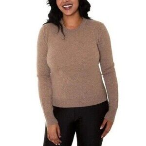 Mario Serrani Ladies Cashmere Sweater Tan Medium NWT